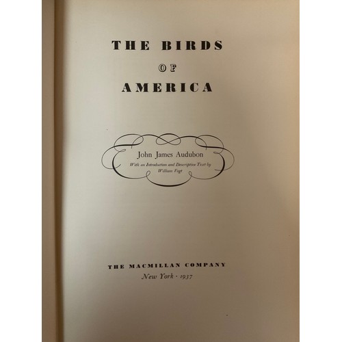 3732 - John James Audubon, The Birds of America, the MacMillan Company, New York, 1937