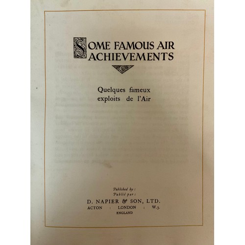 3747 - World War I - Some Famous Air Achievements, etched plates, D Napier & Son, Ltd, London, early 20th c... 