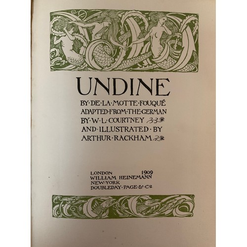 3697 - Arthur Rackham, illus. Undine by De La Mott Fouque, adapted from the German by W L Courtney, William... 