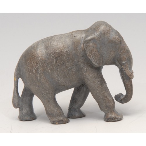 3197 - An Austrian cold painted bronze, of an elephant, 6.5cm long