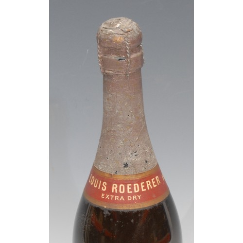 3413 - A bottle of Louis Roederer, Reims,  Extra Dry Champagne, 1941, Reserve For Great Britain, imported a... 