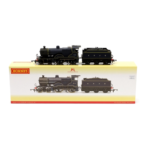 7257 - Hornby OO Gauge R3316 S&DJR Class 2P 4-4-0 Fowler locomotive and six wheel tender, No.44, boxed with... 