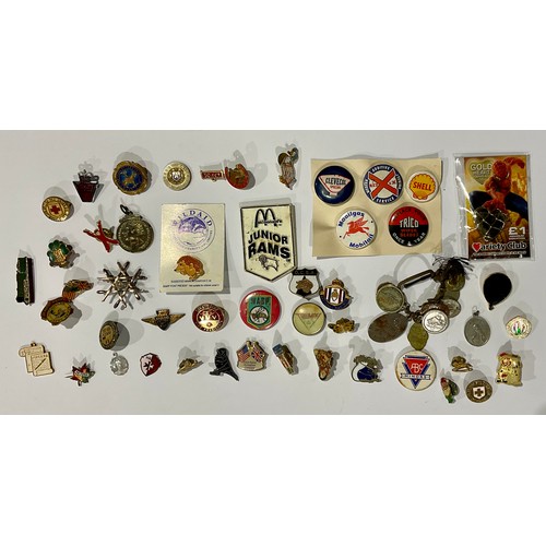 249 - Badges - a collection of automobilia enamel badges, etc