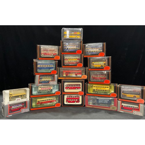 336 - Toys & Juvenalia - a collection of EFE (Exclusive First Editions) 1:76 scale model buses, mostly box... 