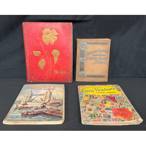 348 - Postcards - an early 20th century greeting card album, beginning in 1917 with baby's First Birthday,... 