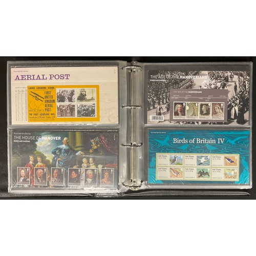 349 - Stamps - a QEII binder of presentation packs, 2008 -2012, f/v approx £470, plus post to go for the p... 