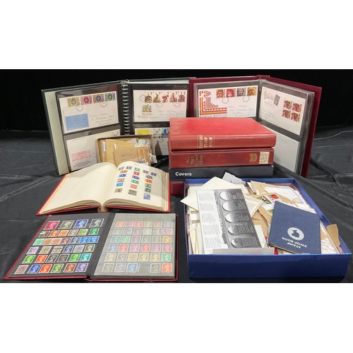 415 - Stamps - a large box of material, to include GB FDC 1960's - 1998, plus all world stamp collection i... 