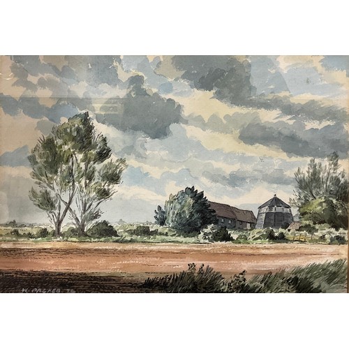 431 - William Packer (1940-)
Church in Landscape
signed, dated 1975, watercolour on paper, 24.5cm x 34.5cm... 