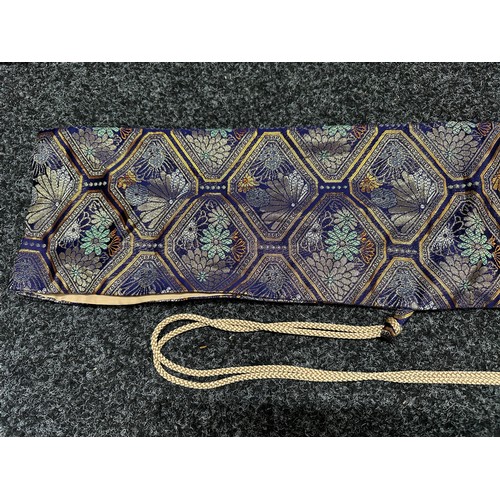 9071 - Four Japanese Cloth Sword Bags (4)