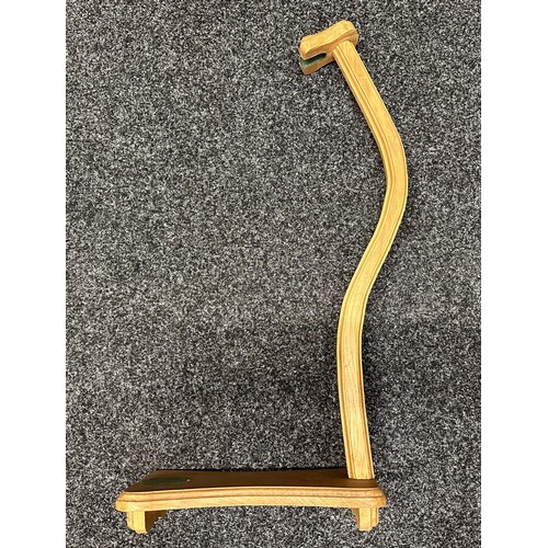 9077 - Japanese Sword upright display stand. 71.5cm in height.