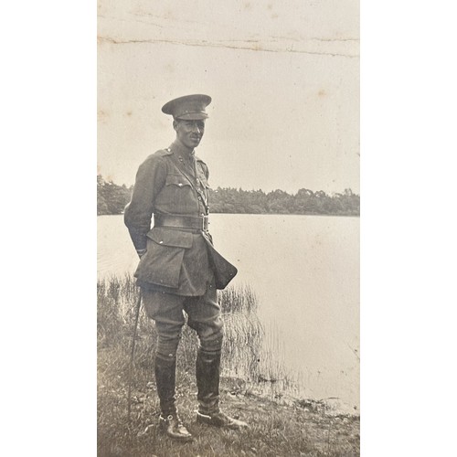 9112 - WW1 British Photograph Album dated 5th August 1914 showing Camp life in the UK along with family pho... 