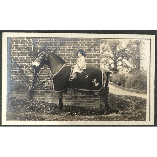 9112 - WW1 British Photograph Album dated 5th August 1914 showing Camp life in the UK along with family pho... 