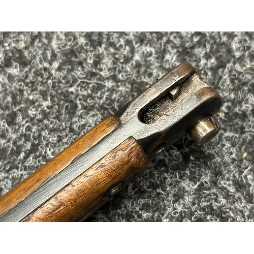 9115 - WW1 British 1907 Pattern Bayonet with single edged fullered blade 430mm in length, maker marked and ... 