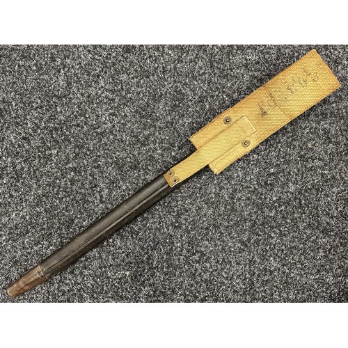 9124 - WW1 British 1907 Pattern Bayonet with single edged fullered blade 425mm in length, maker marked and ... 