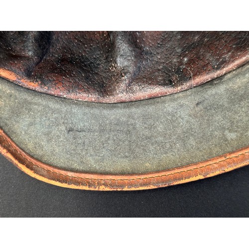 9135 - WW1 Imperial German Wurtemberg Ersatz Pickelhaube Helmet. Complete with all original fittings, inclu... 