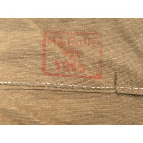 9151 - WW2 British Pup Tent, maker marked and dated 