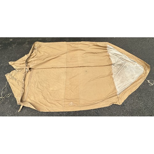 9151 - WW2 British Pup Tent, maker marked and dated 