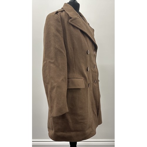 9155 - WW2 British Womens Land Army Greatcoat. Size 8, 38 to 40 inch bust, height 5'3