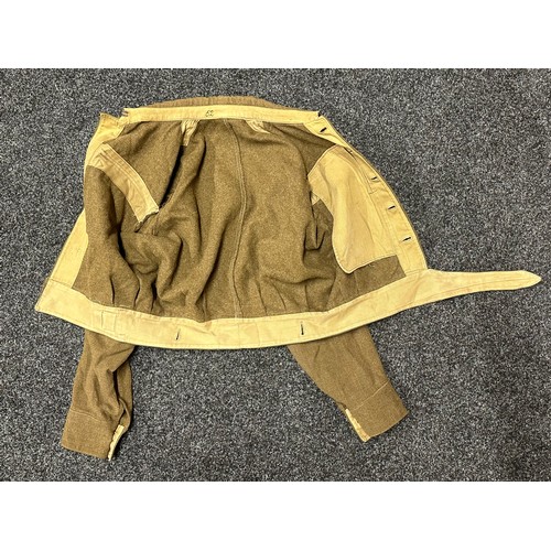 9156 - WW2 British 1940 Pattern Austerity Battledress Blouse. Size approx. 36 inch chest. No label. Origina... 