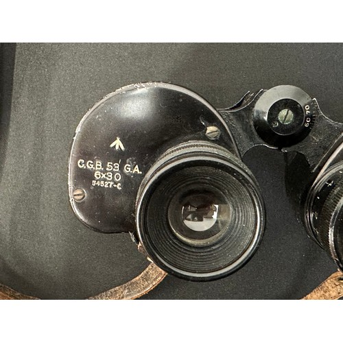 9159 - WW2 Canadian 6x30 binoculars maker marked and dated 