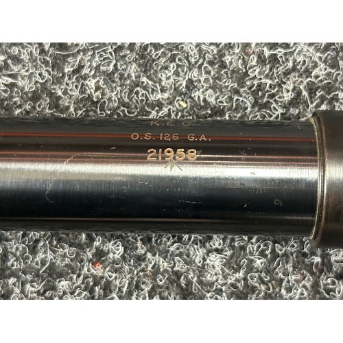 9168 - WW2 pattern British Telescope, Scout Regiments MK2S by K.E.C, OS 126 GA. Serial number 21958 along w... 