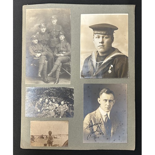 9171 - WW2 British 8th Army Desert Rats Royal Artillery AA Unit Photo Album showing service in the Western ... 