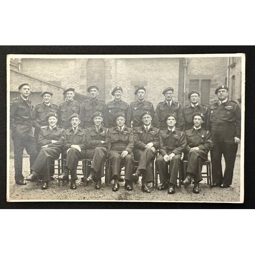 9171 - WW2 British 8th Army Desert Rats Royal Artillery AA Unit Photo Album showing service in the Western ... 