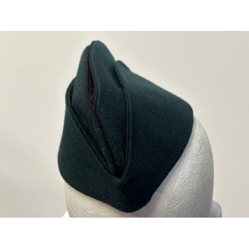 9179 - WW2 British Kings Own Yorkshire Light Infantry Officers Coloured Field Service Cap in green wool wit... 