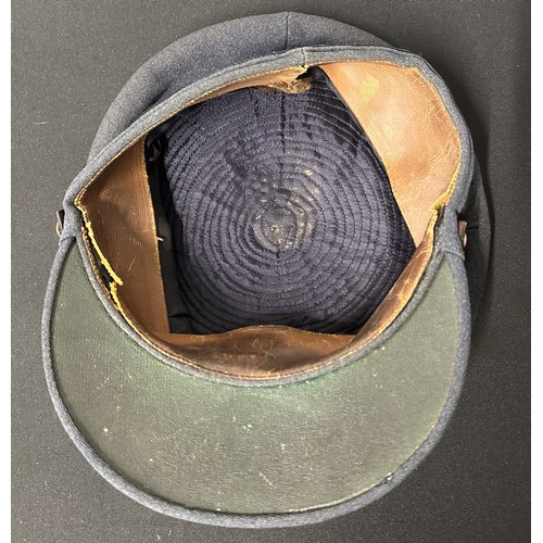 9213 - WW2 British RAF Officers Service Dress Cap. No makers mark or size marking. Pre war quality with con... 