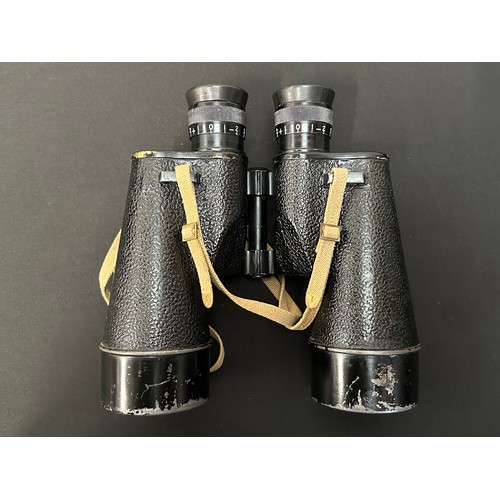 9217 - WW2 British 7x50 Lend-Lease Binoculars maker marked 