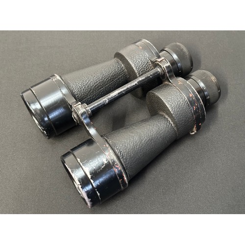 9218 - WW2 British 10x50 Stepsack Binoculars by Ross of London. Serial number 139851. No case or neck strap... 