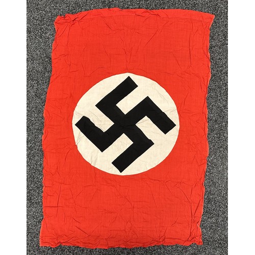 9224 - WW2 Third Reich NSDAP Podium Banner. Double sided. Multipart construction. No makers marks. Size 110... 