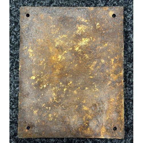 9231 - WW2 Third Reich Cast Iron Wall Plaque 