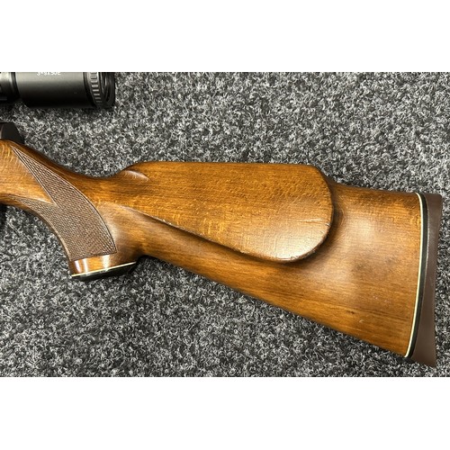 9334 - Weihrauch Model HW77K .22 Cal Air Rifle serial no. 1018408 with 365mm long barrel. Fitted with a Tas... 