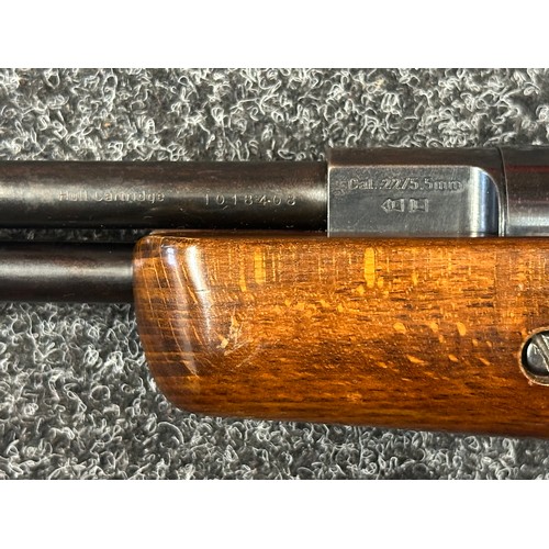 9334 - Weihrauch Model HW77K .22 Cal Air Rifle serial no. 1018408 with 365mm long barrel. Fitted with a Tas... 