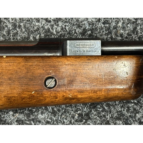 9334 - Weihrauch Model HW77K .22 Cal Air Rifle serial no. 1018408 with 365mm long barrel. Fitted with a Tas... 