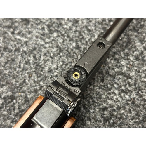 9336 - Edgar Brothers Model 60 .22 Cal Air Rifle serial no. 0704 02789. Fitted with a 4 x 28 Telescopic Sig... 