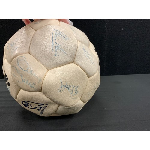 244 - A Sheffield Wednesday signed football, Promotion 1983-84 season