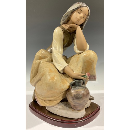 144 - Ceramics - Lladro Classic Water Carrier figure, 13525, 38cm high