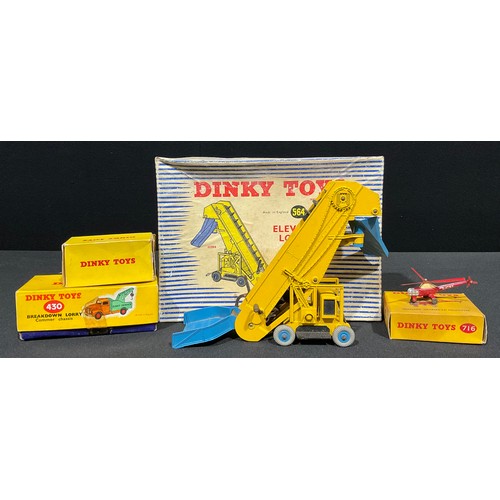 360 - Toys & Juvenalia - Dinky Toys 564 elevator loader, boxed; Dinky Toys 716 Westland - Sikorsky S.51 he... 