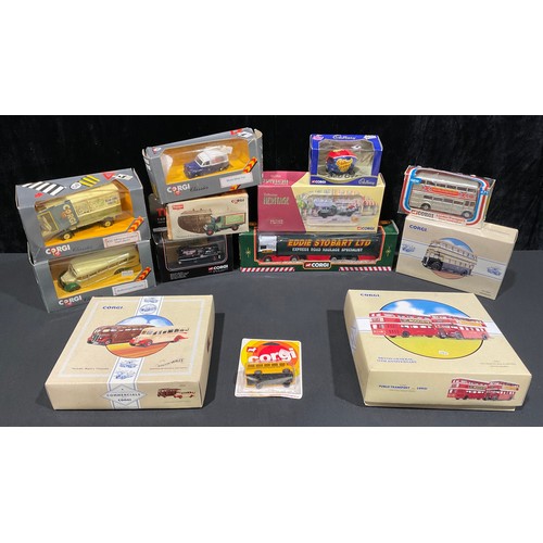 366 - Toys & Juvenalia - Corgi diecast models, comprising Corgi Junior 15 School Bus, on header card; Corg... 