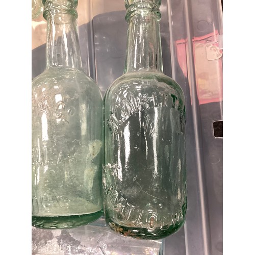 152 - Advertising - 19th century and later glass Cod and other bottles including; ‘M.Whittaker Matlock,’R.... 