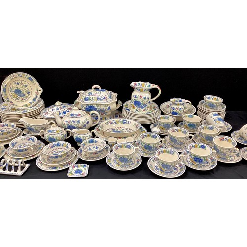 173 - A large extensive Masons Ironstone Regency pattern dinner and table service inc oval meat platter, s... 