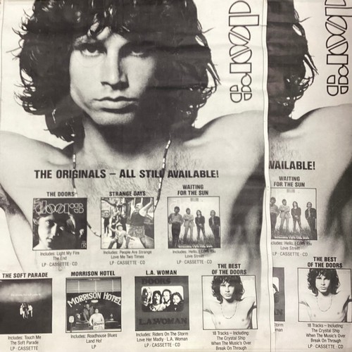 197 - Posters - The doors replica advertisement poster, 135cm x 97cm (2)