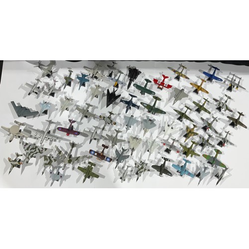 703 - A collection of sixty Del Prado die-cast plane models, Aircraft of the Aces