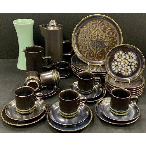 148 - A Denby 'Bokhara' coffee service for six including six coffee cans and saucers, coffee pot, milk jug... 