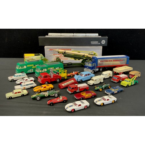 243 - Toys - Diecast Vehicles  Corgi Major Toys Express Services 1137 Ford Articulated wagon,  Dinky Trium... 