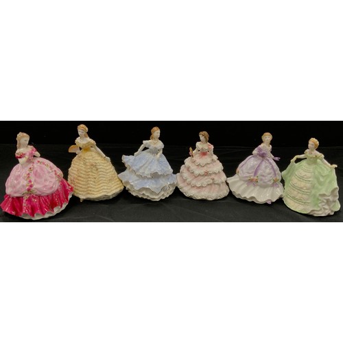 129 - Limited Edition Royal Worcester Debutantes including; Lady Louisa 982/15,000, Lady Sophie 372/15,000... 