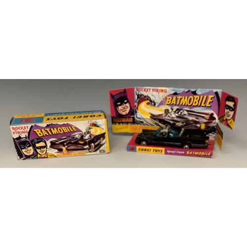 615 - Toys & Juvenalia - Corgi Toys 267 Rocket Firing Batmobile, boxed (later reproduction box and later r... 