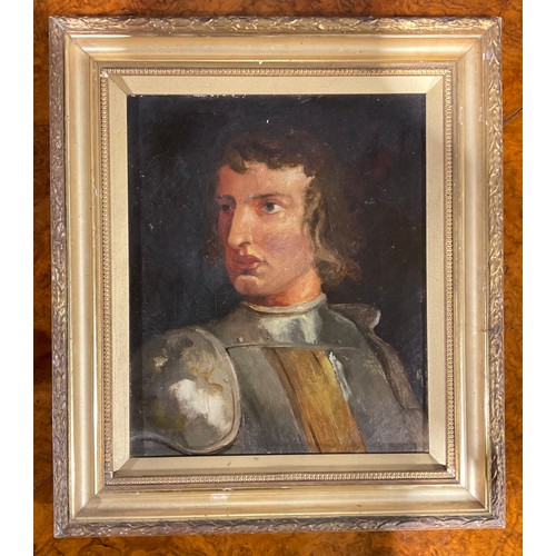 628 - English School (early 20th century)
Portrait of Oliver Cromwell,
oil on canvas, 29.5cm x 24.5cm